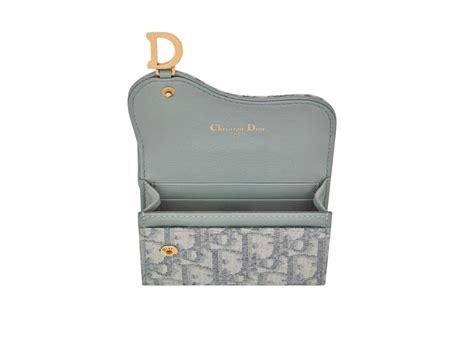 accordion wallet dior|Saddle Flap Card Holder Gray Dior Oblique Jacquard.